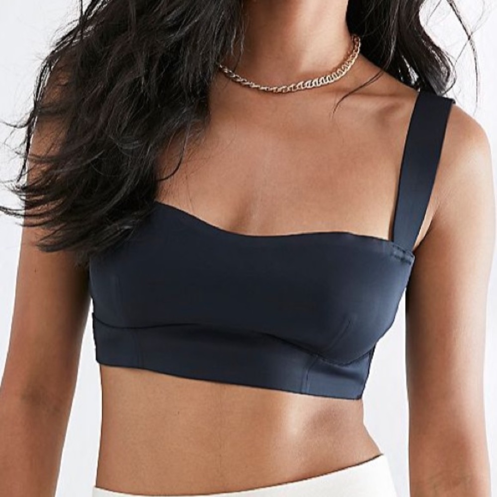 Free People Naomi Longline Bra Thick Adjustable Straps Black NEW NTW - Picture 14 of 14